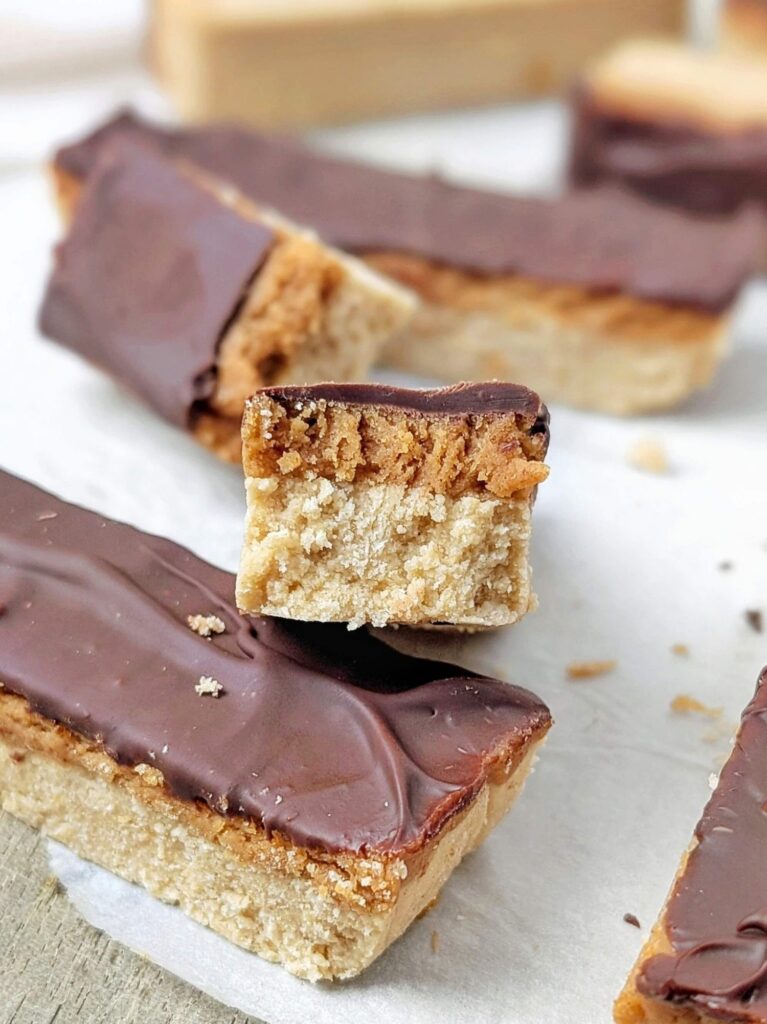 Peanut Butter Protein Twix Bars are a healthy, homemade and high-protein version of the candy bar everyone loves. 