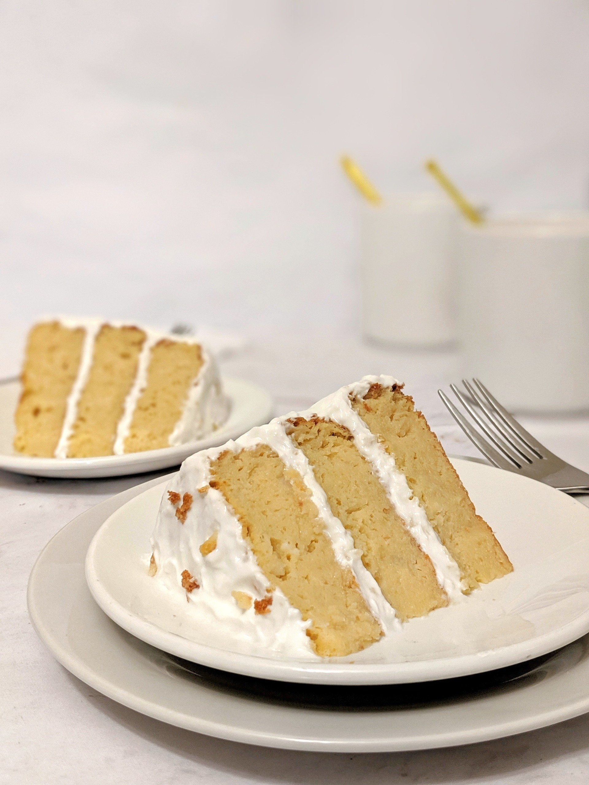 Vanilla Bean Cake with Cream Cheese Frosting is the Best Birthday Treat