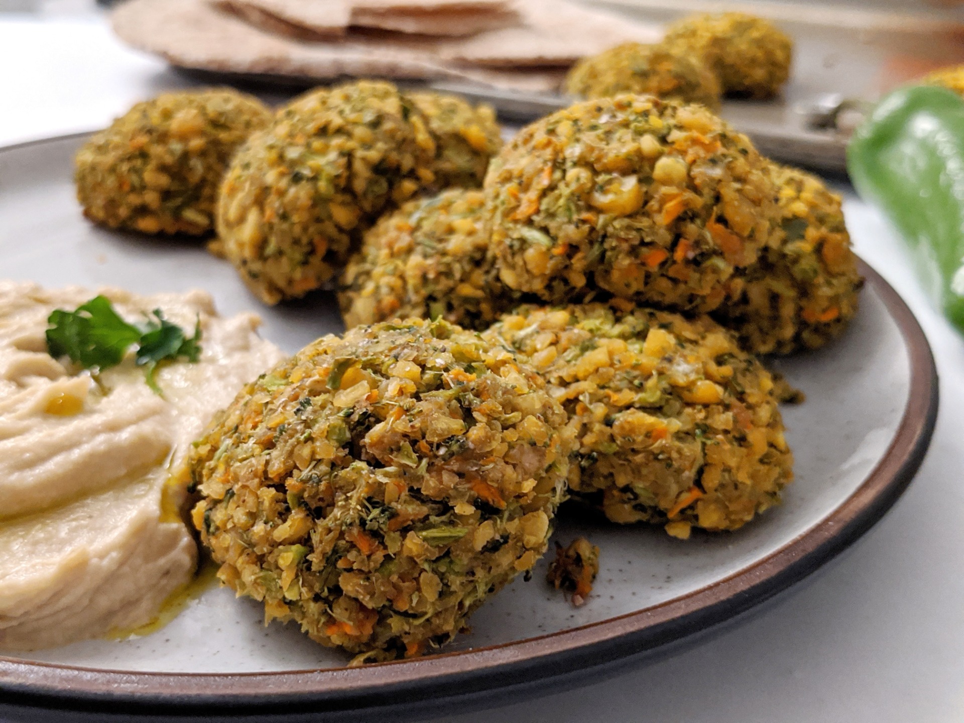 Sneaky Baked Lentil Falafel | Hayl's Kitchen