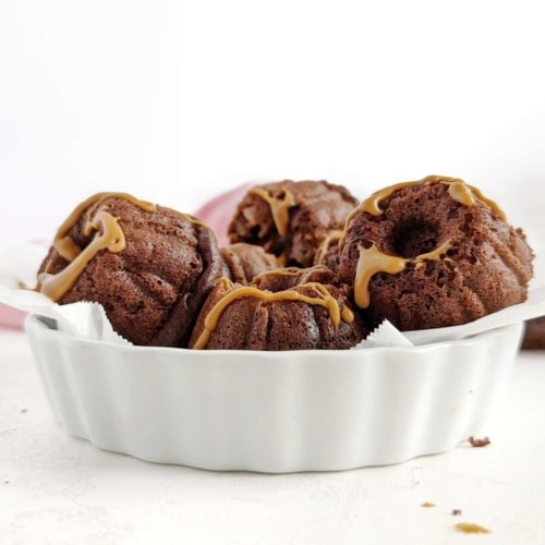 mini chocolate bundt cakes