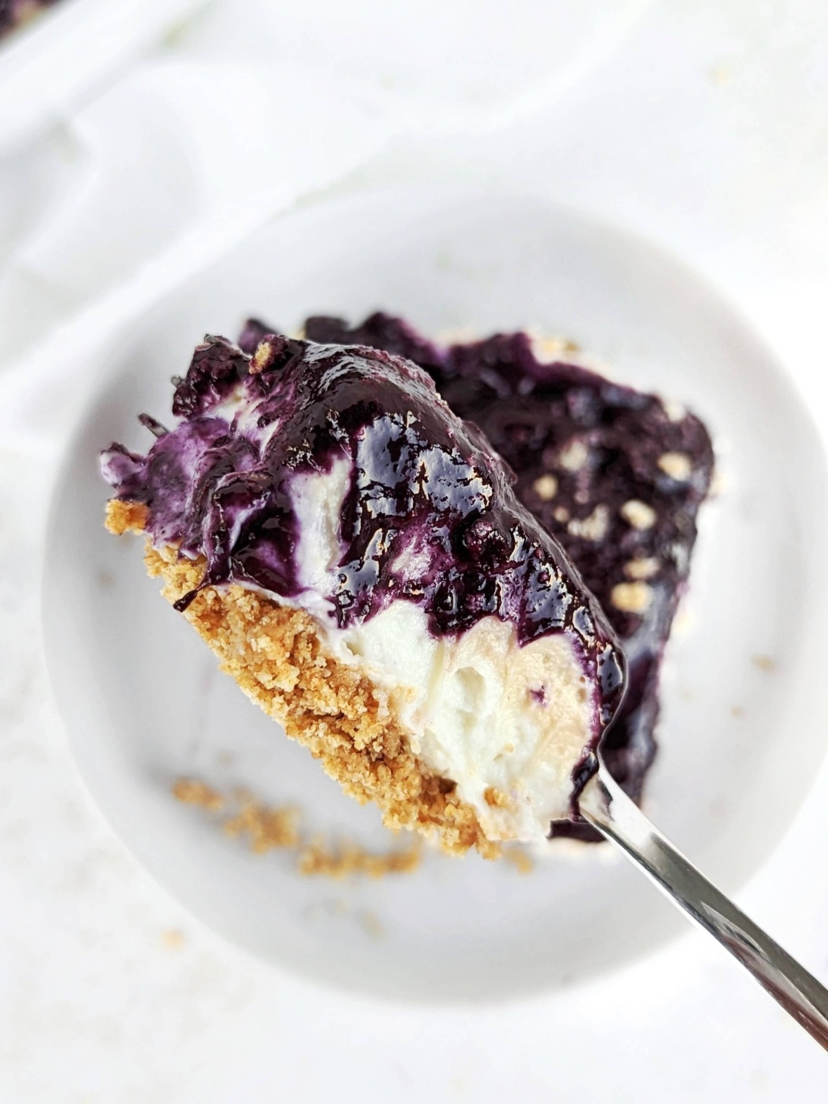 No Bake Blueberry Lasagna - Easy, High Protein Delight | Hayl's Kitchen