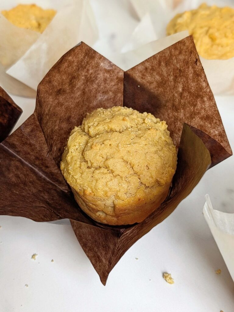 Cornbread Protein Muffins offer the perfect blend of classic comfort and high-protein nutrition. Low in sugar and fat and moist with a sweet-savory flavor, they’re ideal as a snack, side dish, quick breakfast, or post-workout treat.