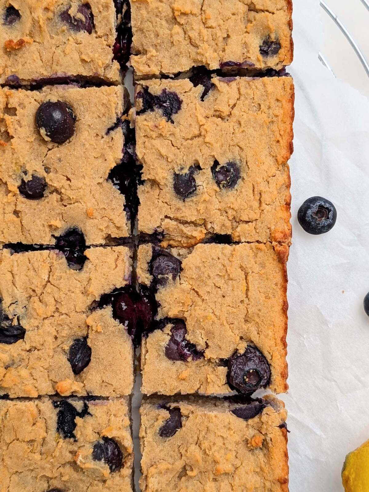 Perfect Lemon Blueberry Protein Bars packed with fresh blueberries, zesty lemon flavor, and still low carb, low fat, low sugar and gluten free! It’s even got a plant-based lemon lemon blueberry protein powder!